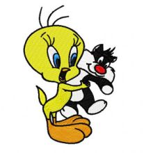 Tweety 3 embroidery design