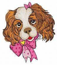 Spaniel puppy 2 embroidery design