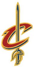Cleveland Cavaliers logo 3 embroidery design