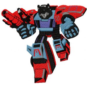 Transformers - Pointblank 1  embroidery design
