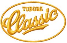 Tuborg Classic logo embroidery design