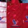 Embroidered towel and potholder with Houston Texans logo 
