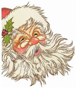 HO HO HO Merry Christmas embroidery design