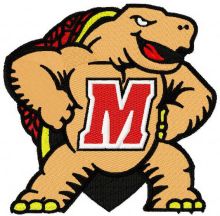 Maryland Terrapins embroidery design