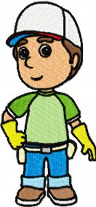 Handy Manny 1  embroidery design