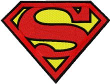 Superman Logo embroidery design