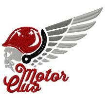 Motor club 3 embroidery design