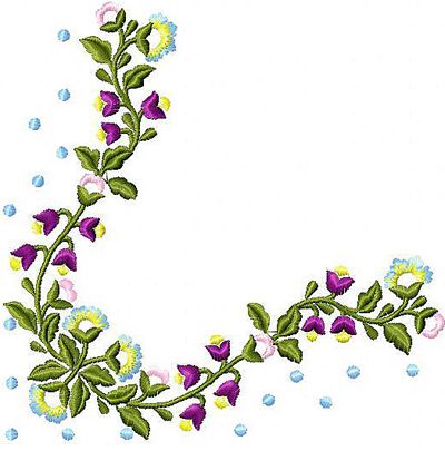 Wreath free embroidery design