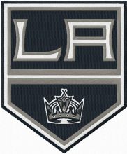 Los Angeles Kings logo embroidery design