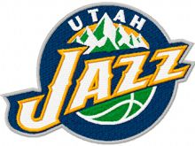 Utah Jazz Logo 2 embroidery design