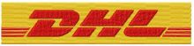 DHL embroidery design