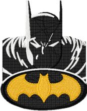 Batman 3 embroidery design