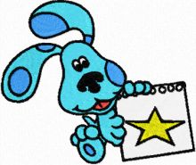 Blues Clues 2 embroidery design