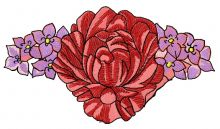 Flower composition 5 embroidery design