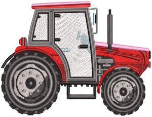 Uncover the Magic of Red Tractor embroidery design