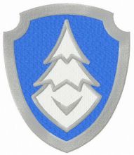Everest logo from Paw Patrol embroidery design