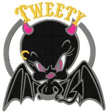 Tweety the Best embroidery design