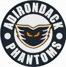 Adirondack Phantoms logo embroidery design