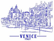 Venice Italy 2 embroidery design
