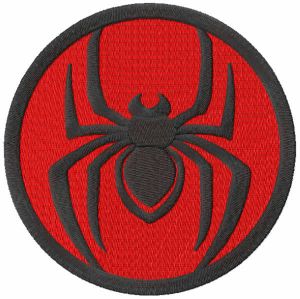 Spider Man Logo embroidery design