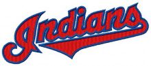 Cleveland Indians logo 2 embroidery design