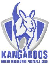 Kangaroos logo embroidery design