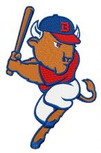 Buffalo Bisons logo 3 embroidery design
