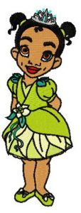 Young Tiana embroidery design