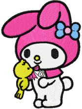 My Melody Spring Songs embroidery design