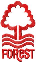 Nottingham Forest Football Club logo embroidery design