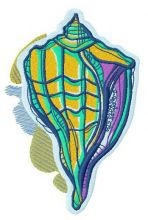 Sea shell 2 embroidery design