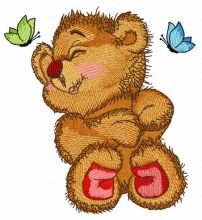 Sweet teddy's dreams embroidery design
