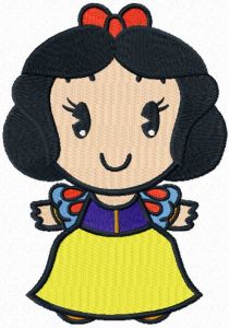 Disney Cuties Snow White ! embroidery design