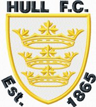 Hull City AFC logo embroidery design