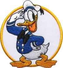 Donald Duck Captain embroidery design