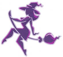 Sexy witch 6 embroidery design
