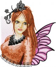 Modern Fairy 5 embroidery design