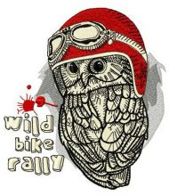 Wild bike rally 2 embroidery design