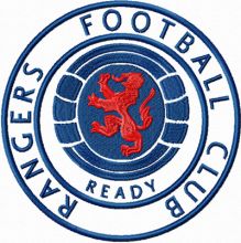 Rangers Football Club embroidery design