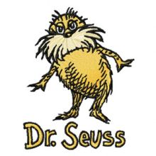 Dr. Seuss Lorax 1 embroidery design