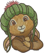 Stylish bunny 2 embroidery design