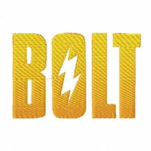 BOLT logo 1 embroidery design