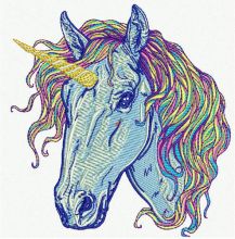 Magical Mane embroidery design