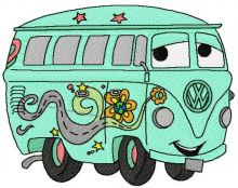 Fillmore volkswagen bus 2 embroidery design