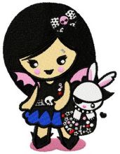 Ivie and Pookie 2 embroidery design