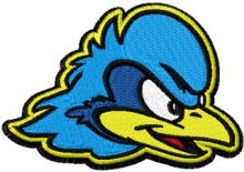 Delaware Blue Hens logo embroidery design