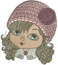 Young fashion-monger 3 embroidery design