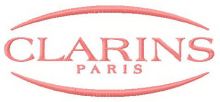 Clarins logo embroidery design