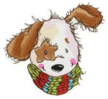 Special puppy embroidery design