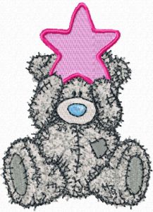 Teddy Bear Happy Christmas ! embroidery design